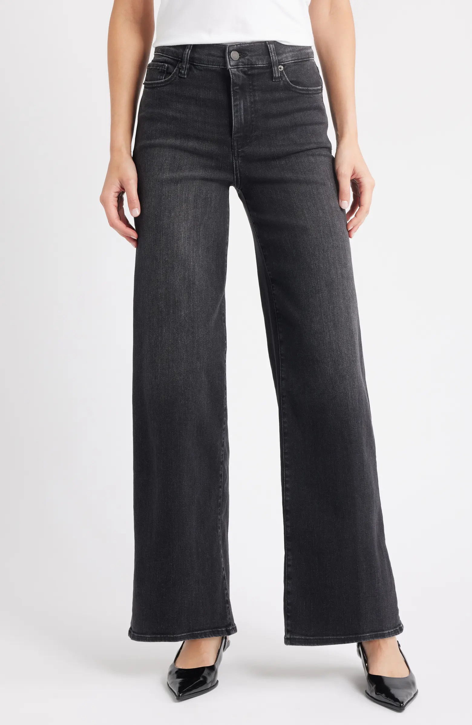 Le Slim Palazzo High Waist Wide Leg Jeans | Nordstrom