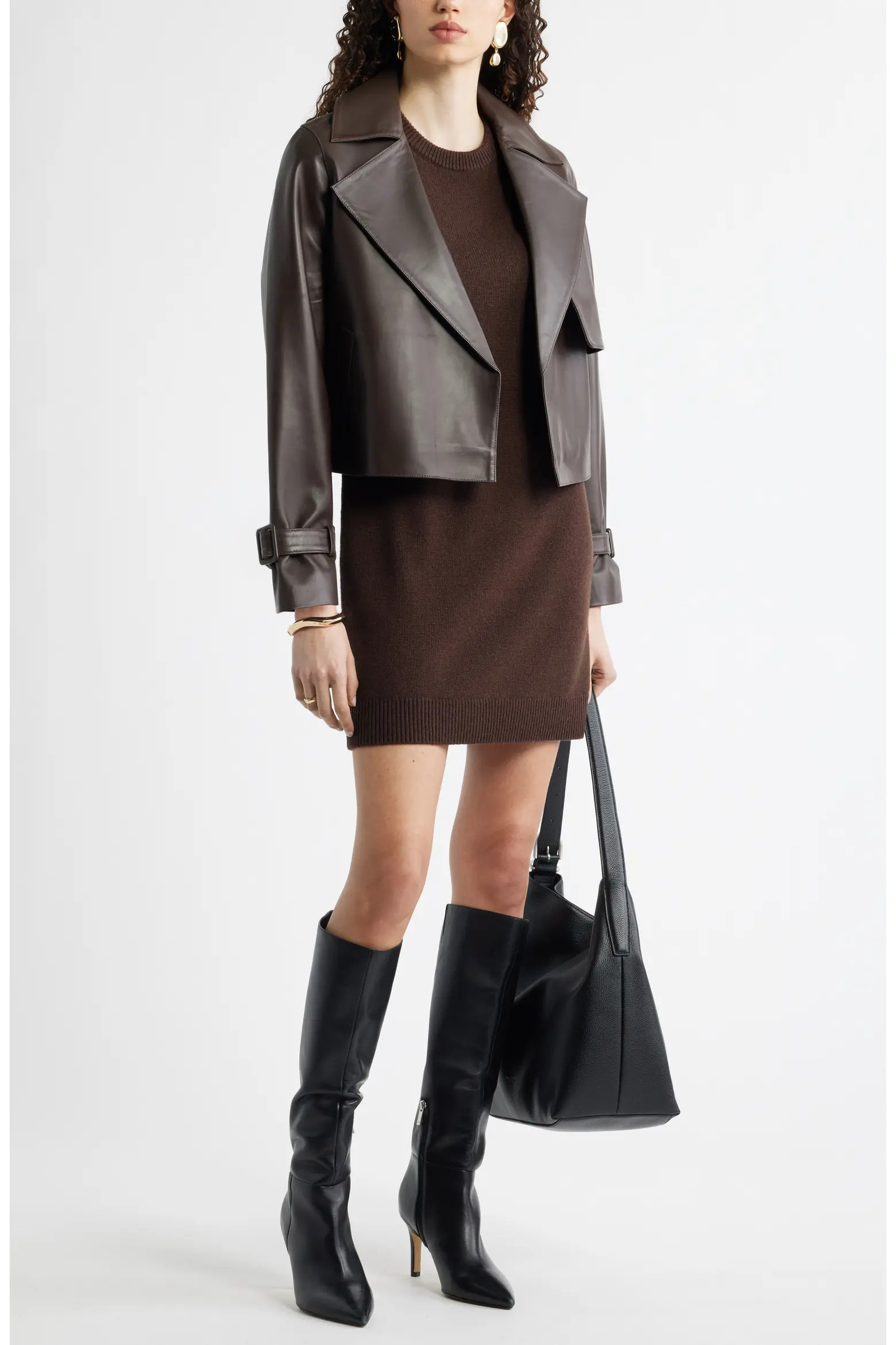 Short Sleeve Wool & Cashmere Sweater Dress (Women) | Nordstrom | Nordstrom