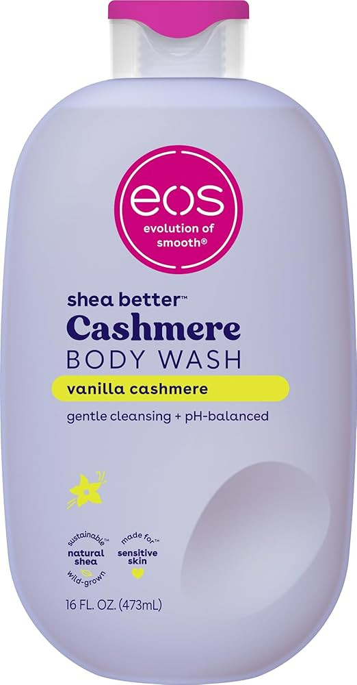 eos Shea Better Cashmere Body Wash, Vanilla Cashmere, Moisturizing and Nourishing, pH Balanced Cr... | Amazon (US)