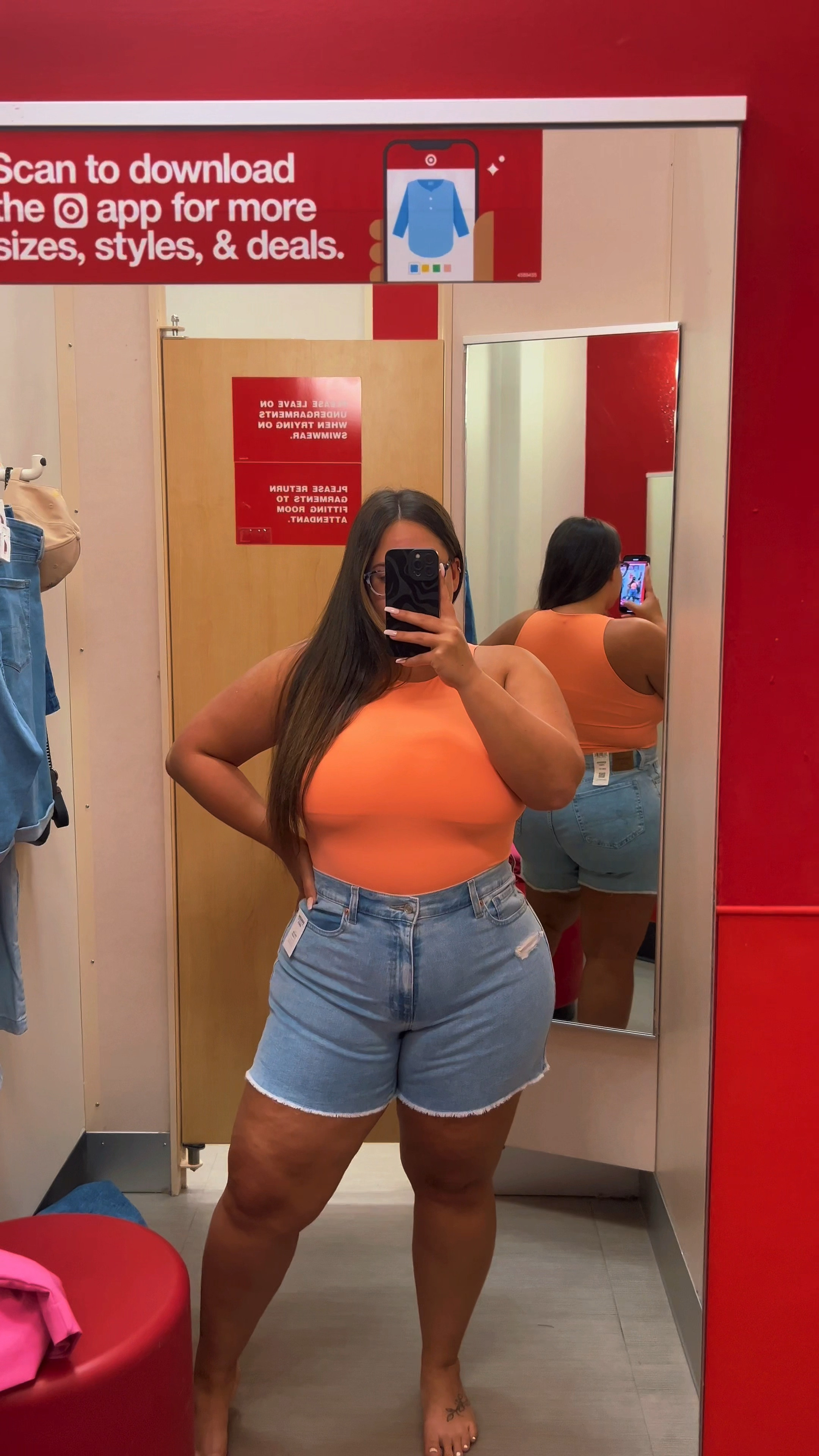 I am a size 14, and I tried everything in a size 16, except the last pink set! The shorts are a 17 and the top is a Large. I’m normally an XL so I’d say both sun very large. 

#shorts #summer #bermudashorts #size14 

#LTKstyletip #LTKcurves #LTKunder50