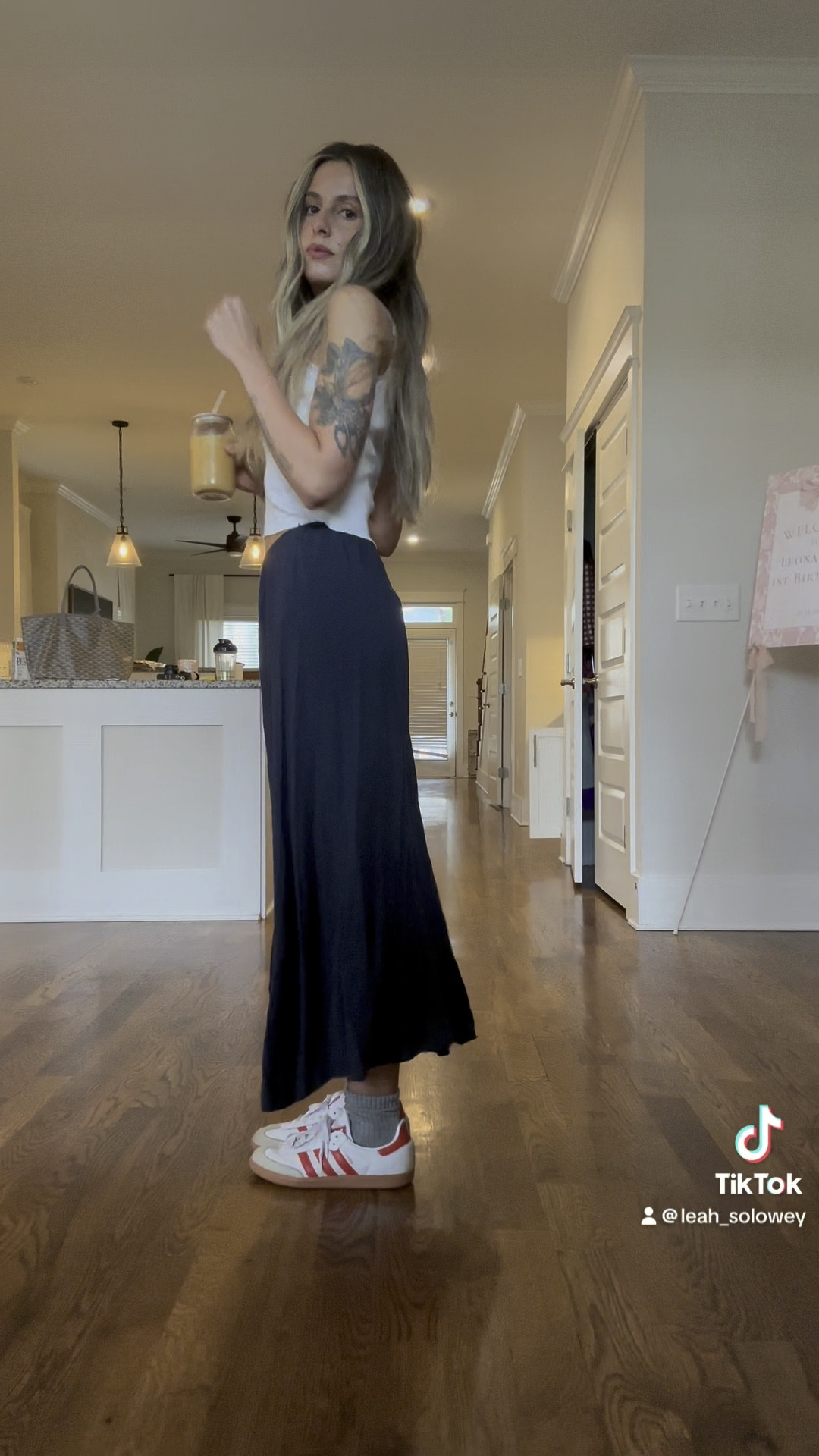 Skirt is Brandy Melville. 