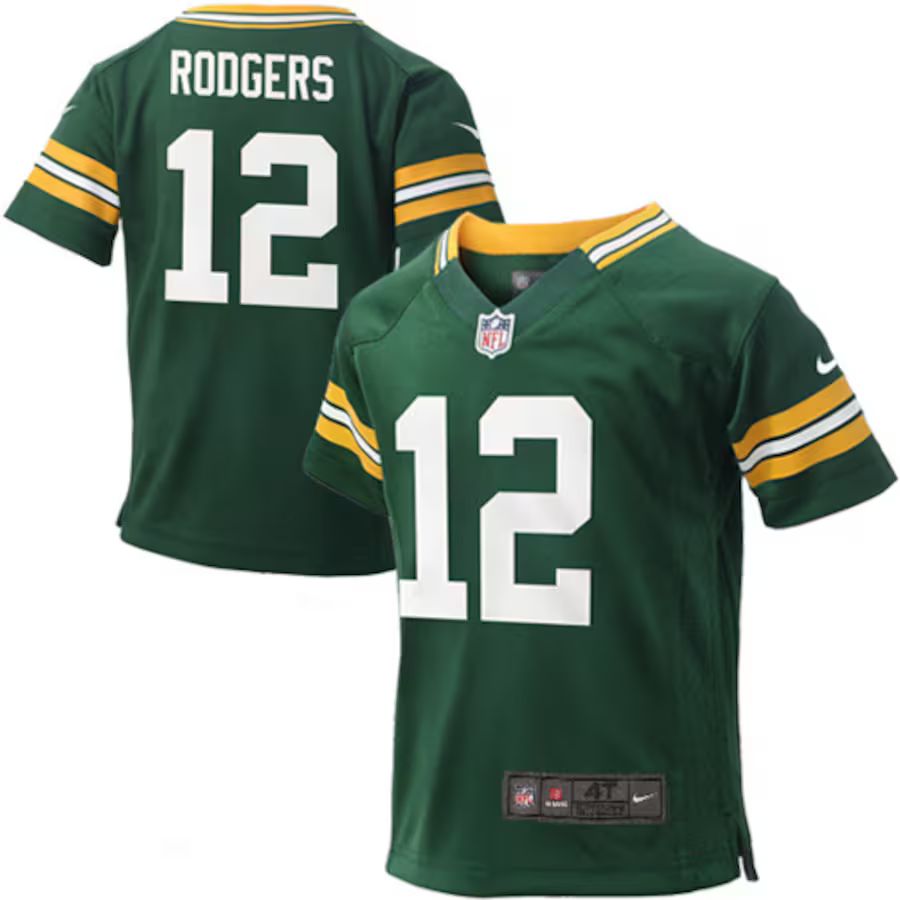 Aaron Rodgers Green Bay Packers Nike Toddler Game Jersey - Green | Fanatics