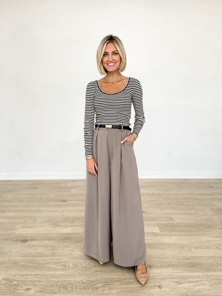 Simple workwear pieces I’m loving! I am wearing an XS in the pants and knit top! 

Loverly Grey, workwear outfit

#LTKSeasonal #LTKworkwear #LTKstyletip