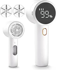 Fabric Shaver, Lint Remover Rechargeable, Electric Portable Sweater Defuzzer with 3 Speeds, 6 Lea... | Amazon (US)