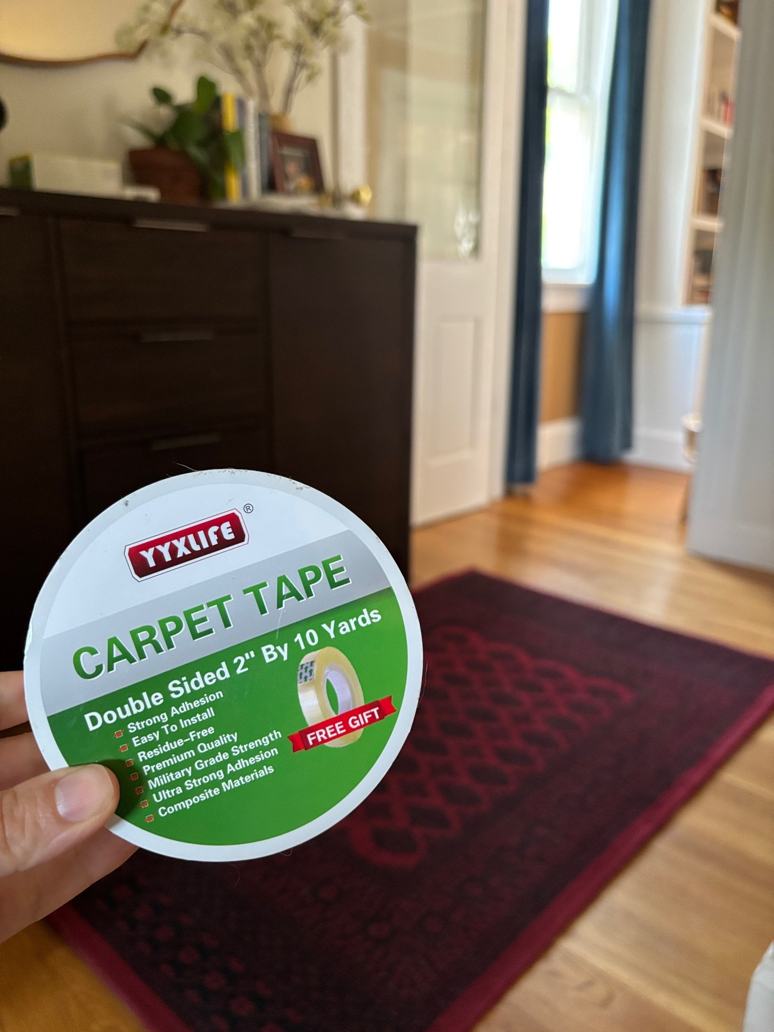 If your rug keeps slipping off your rug pad, you need this!

#LTKHome #LTKmomlife