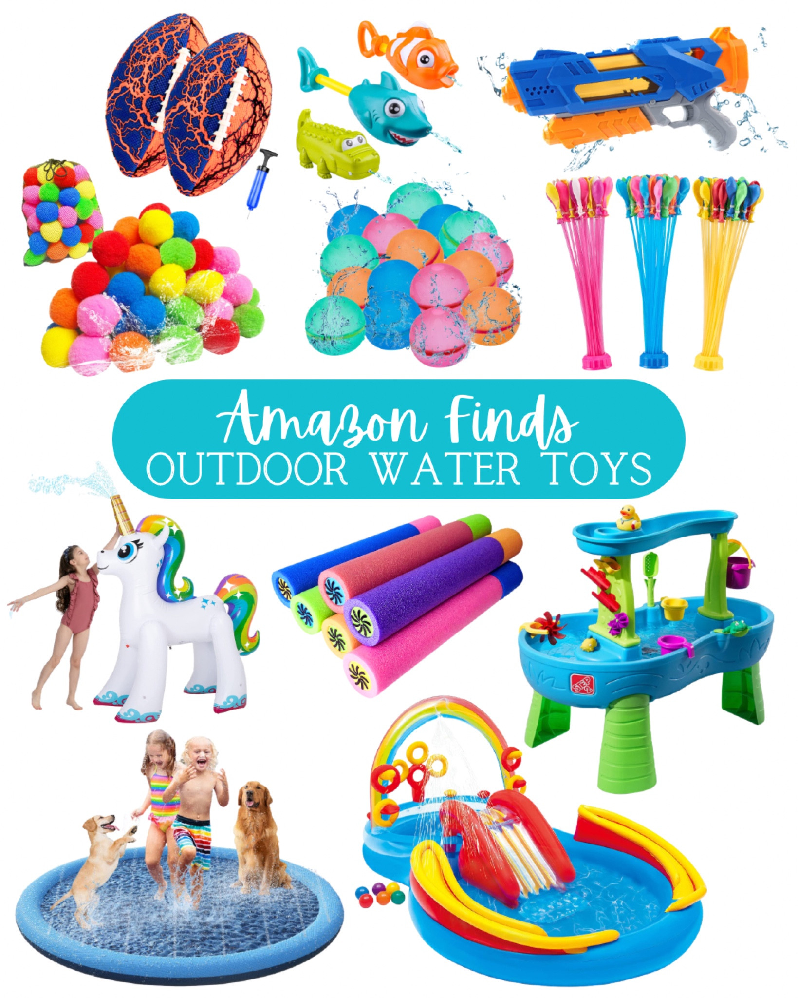 It’s warming up (finally) and it’s time for all the outdoor water play! 🙌🏼 Anything’s that involves water keeps my kids busy for hours - here’s some of our favorites!

Summer, water play, water toys, outdoor play, backyard, kids toys, summer toys, 

#LTKSeasonal #LTKkids #LTKunder50