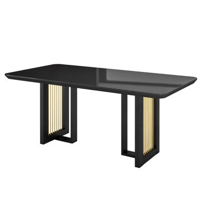 Luxury Black Gold Dining | Wayfair North America