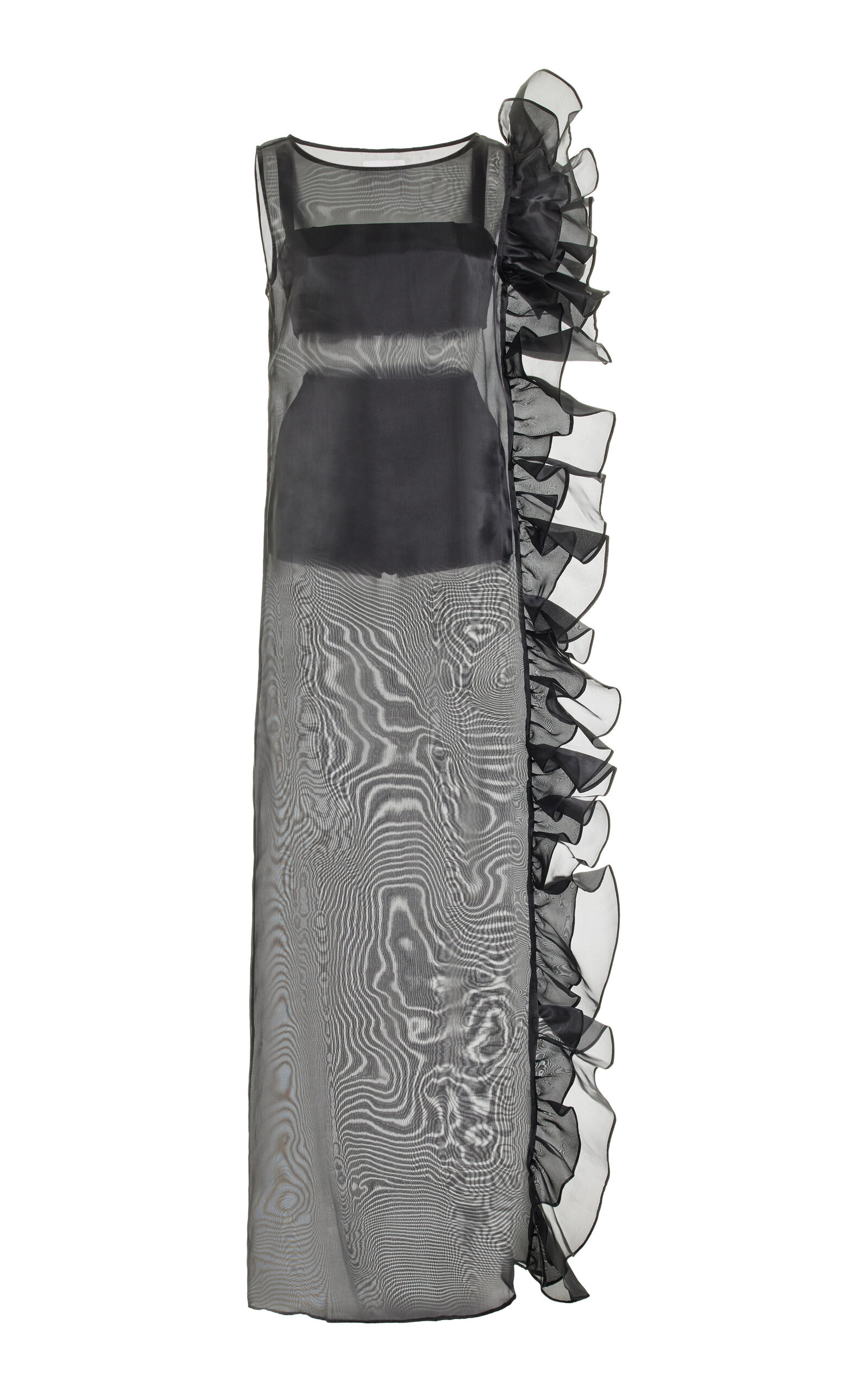 Marlies Grace Exclusive Bea Ruffled Sheer Maxi Dress - Moda Operandi | Moda Operandi (Global)