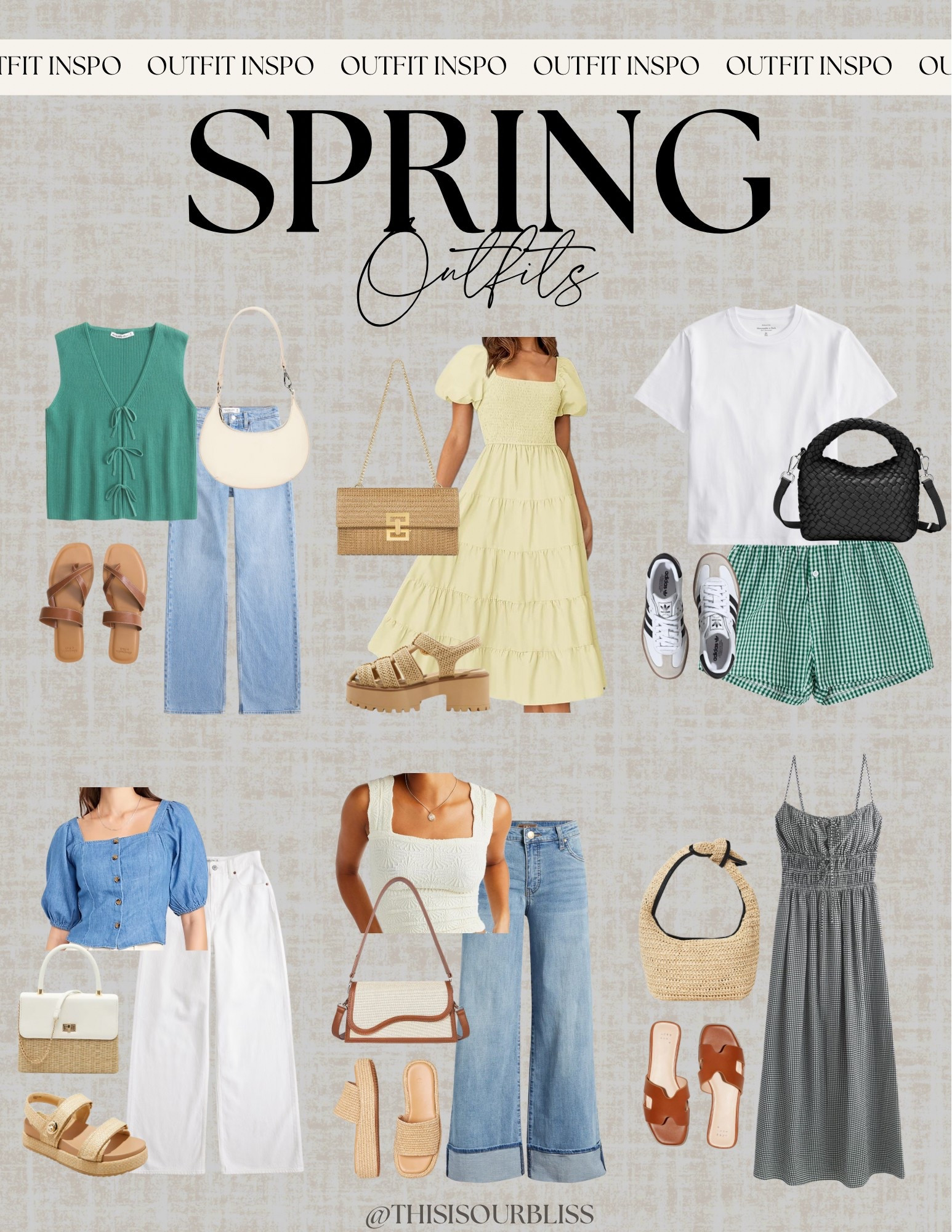 Spring Outfit Inspo! Loving all these different spring looks! Weather you’re running errands or meeting the girls for dinner, these looks are all perfect! 

#LTKSeasonal #LTKStyleTip #LTKShoeCrush