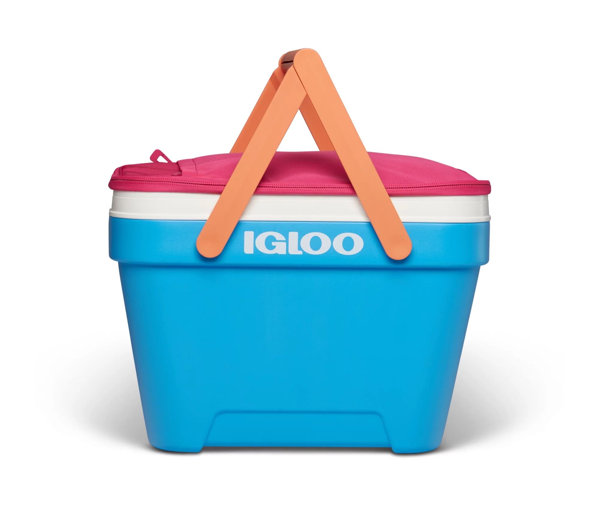Igloo 25 qt. Picnic Basket Cooler, Pink and Blue | Walmart (US)