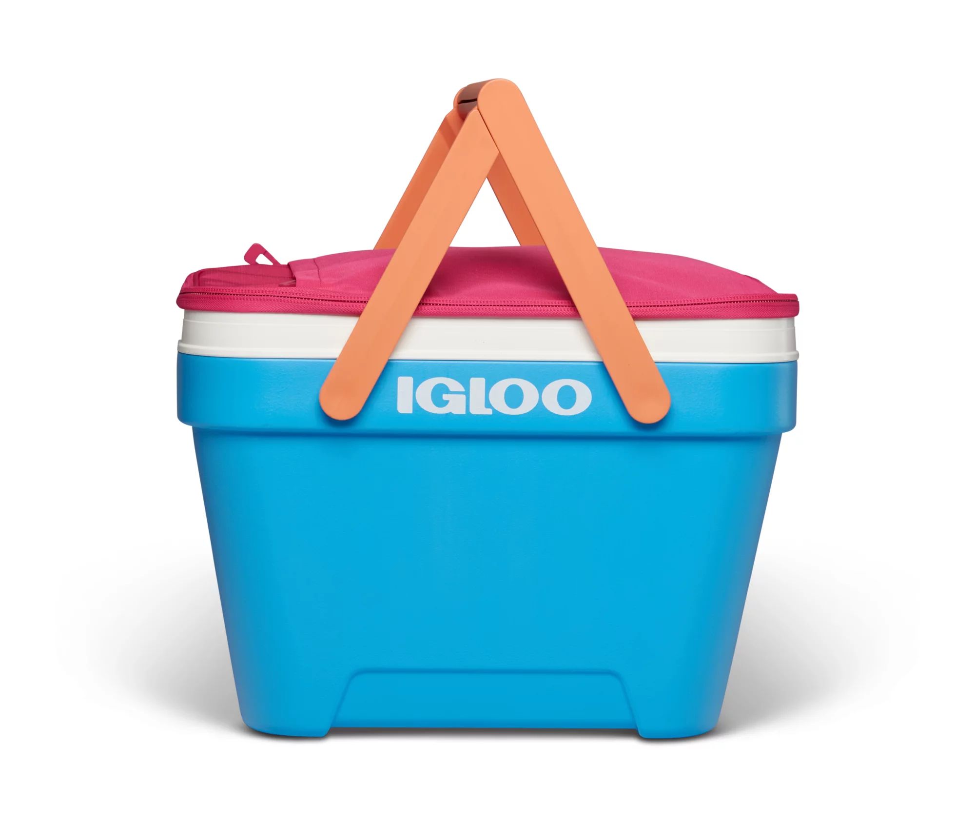 Igloo 25 qt. Picnic Basket Cooler, Pink and Blue | Walmart (US)