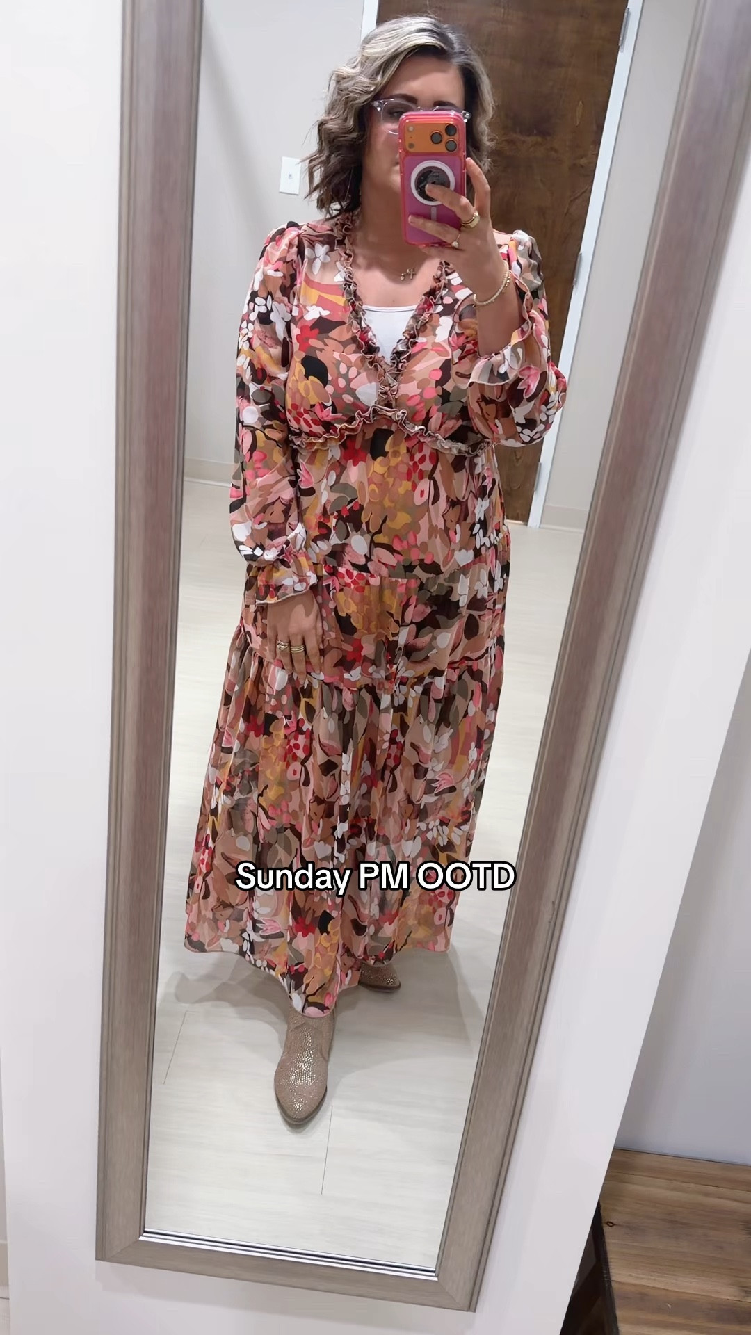 Here’s Sunday night’s OOTD for church that I didn’t realize I hadn’t posted yet 🤭 #sundayootd #churchootd #churchfit #sundayfunday #modestfashion 

#LTKootd #LTKSeasonal #LTKMidsize