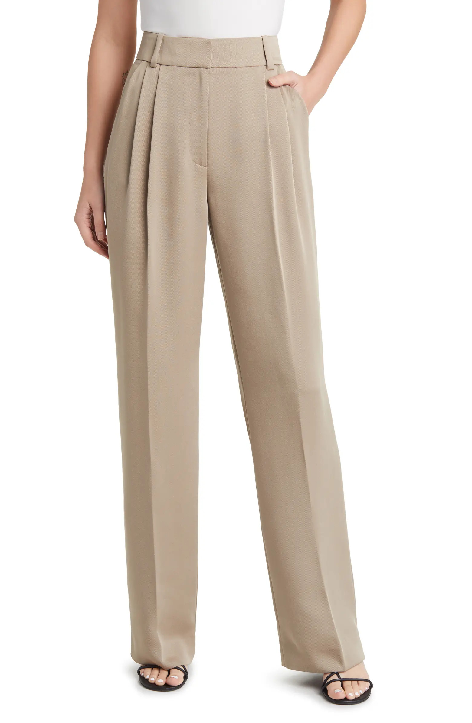 The Favorite Pant Pleated Wide Leg Pants | Nordstrom
