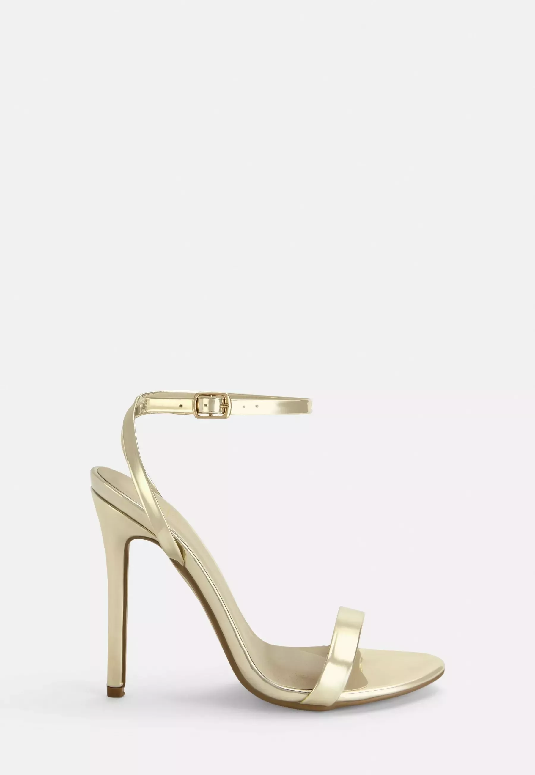 Missguided gold strappy heels sales