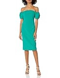 Black Halo Women's Arden Off The Shoulder Dress, Agave Green, 0 | Amazon (US)