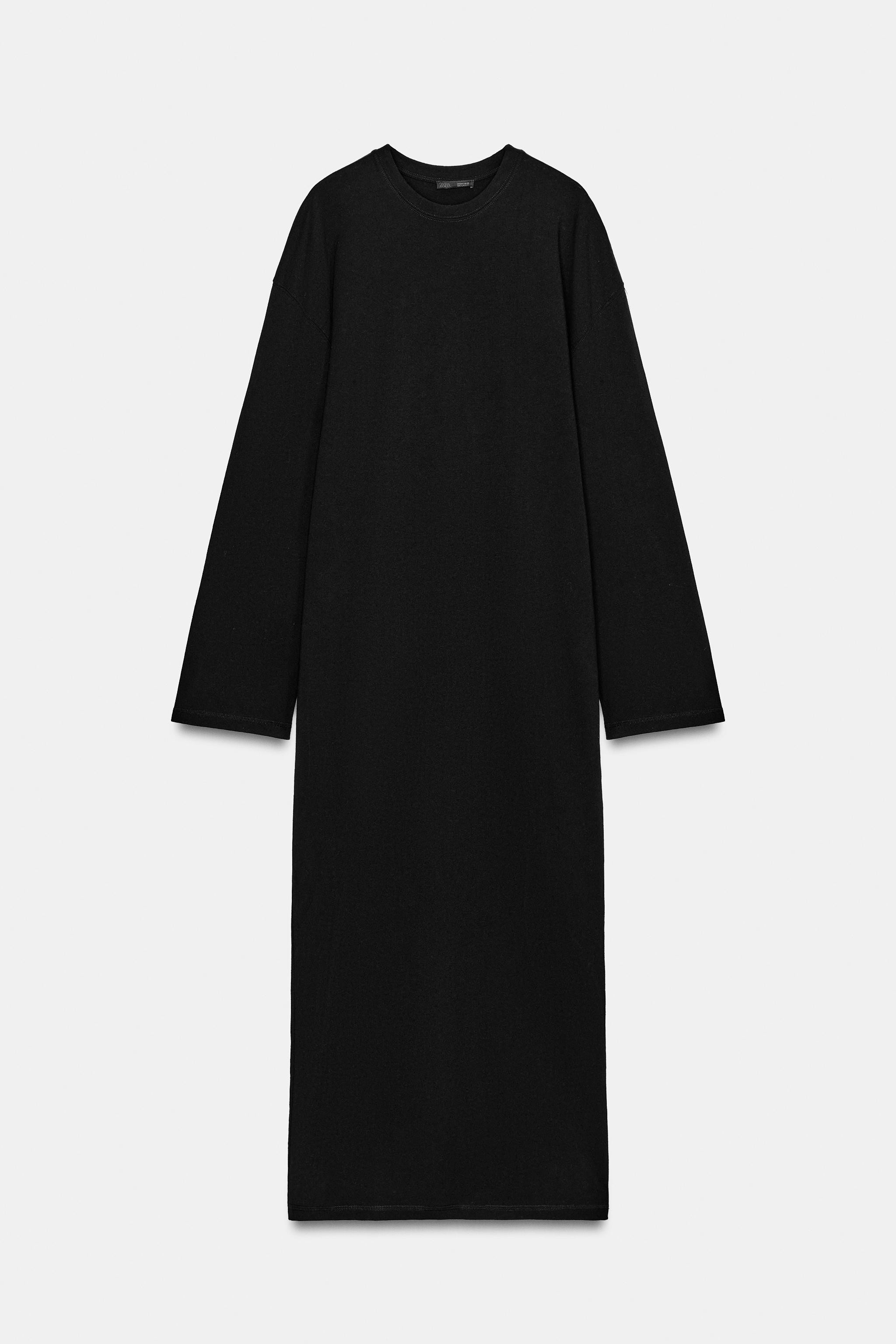 LONG COTTON DRESS | Zara Canada