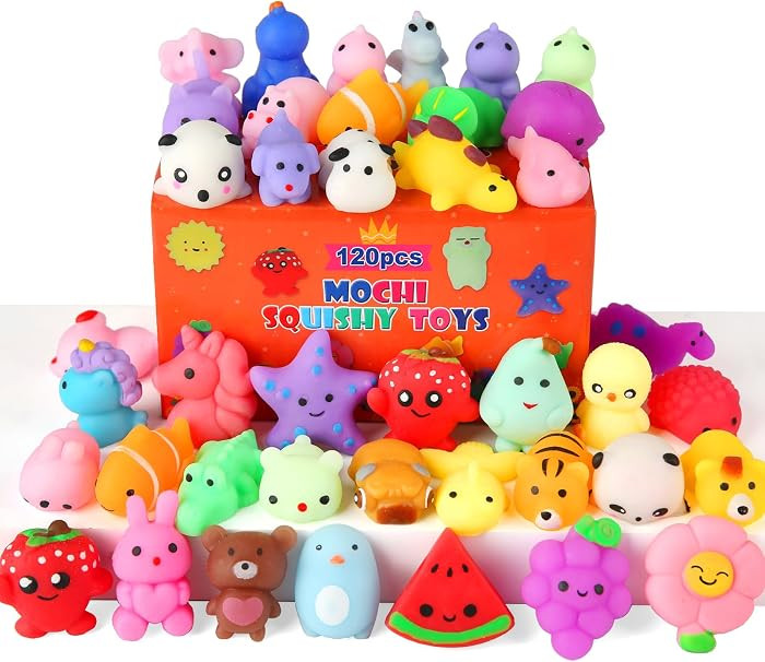 30 Pack Squishy Toys, Kawaii Squishies Party Favors for Kids 4-8 8-12 Treasure Box Toys for Class... | Amazon (US)