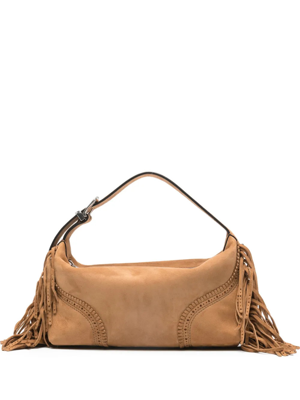 Ermanno Scervino Candy Duffle fringe leather shoulder bag - Brown | Farfetch Global