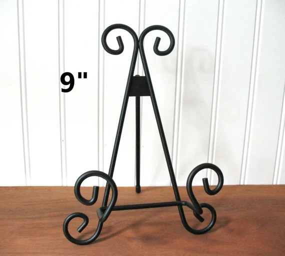 9 BLACK METAL EASEL Tabletop Shelf Display Picture | Etsy | Etsy (US)