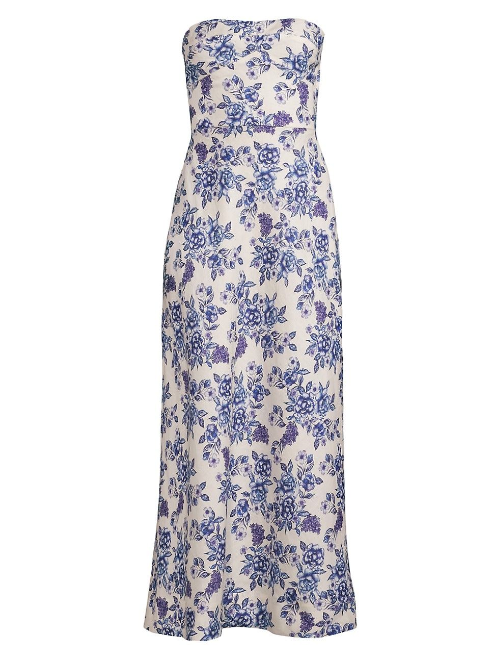 Audette Floral Linen Maxi Dress | Saks Fifth Avenue