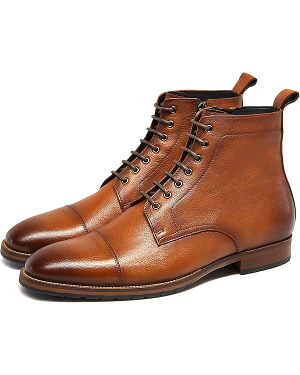 Dockorio Mens Casual Chukka Boots Leather Dress Boots for Men | Amazon (US)