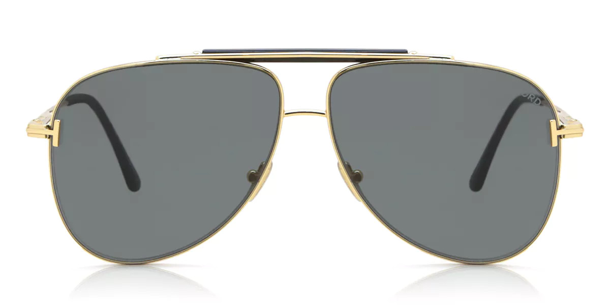 Tom Ford FT1018 BRADY 30A Men's Sunglasses Gold Size 60 | SmartBuyGlasses Global