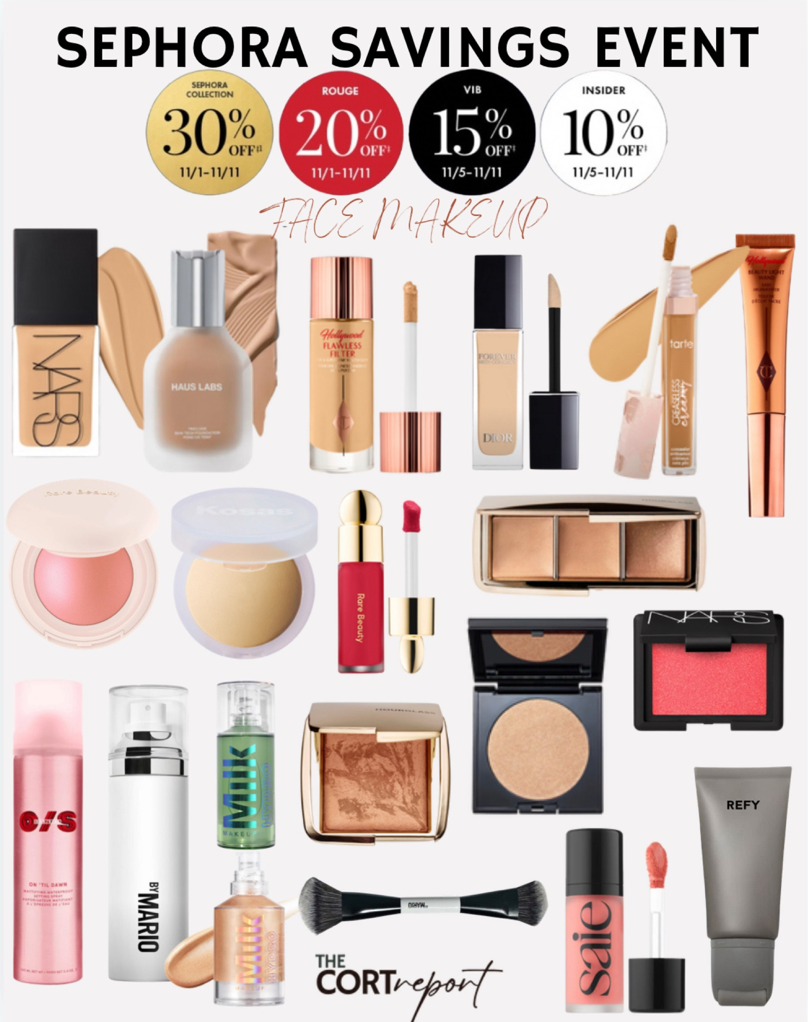 Sephora Savings Event- Face Makeup

#LTKHoliday #LTKBeauty #LTKSaleAlert