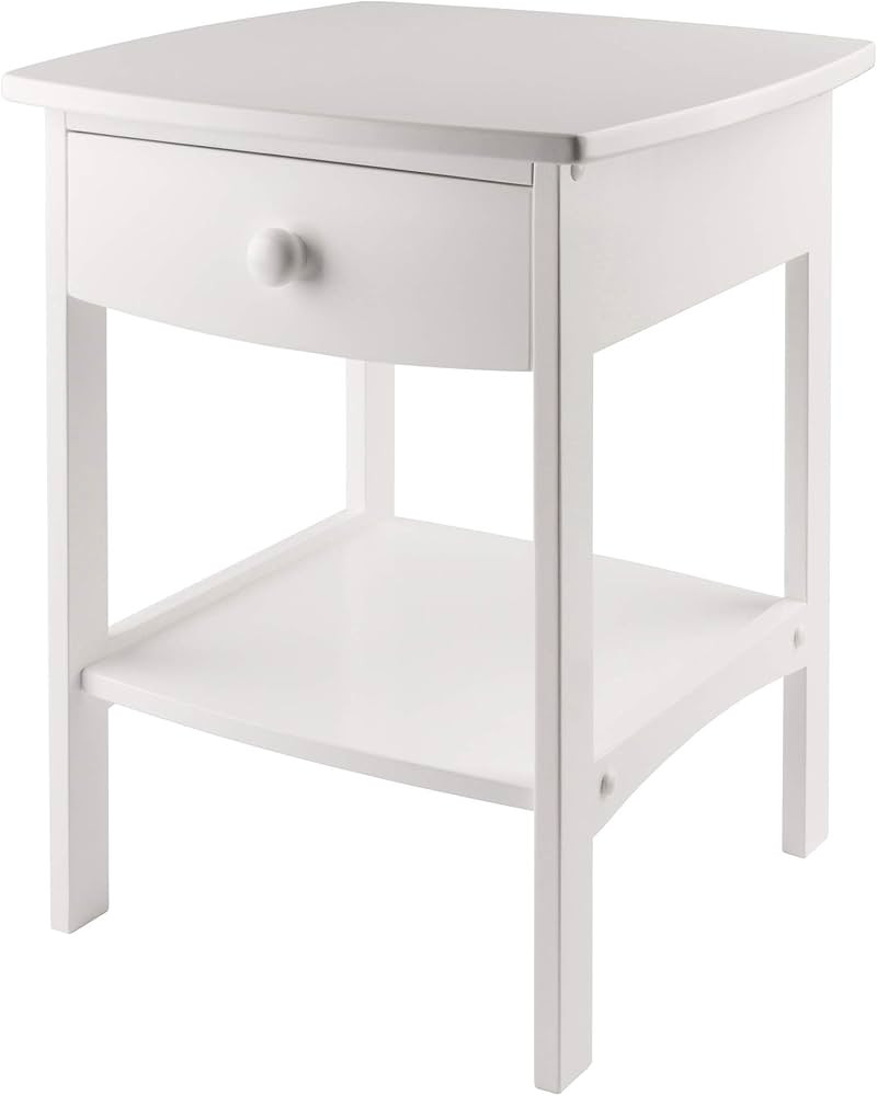 Winsome Wood Claire Accent Table, White | Amazon (US)