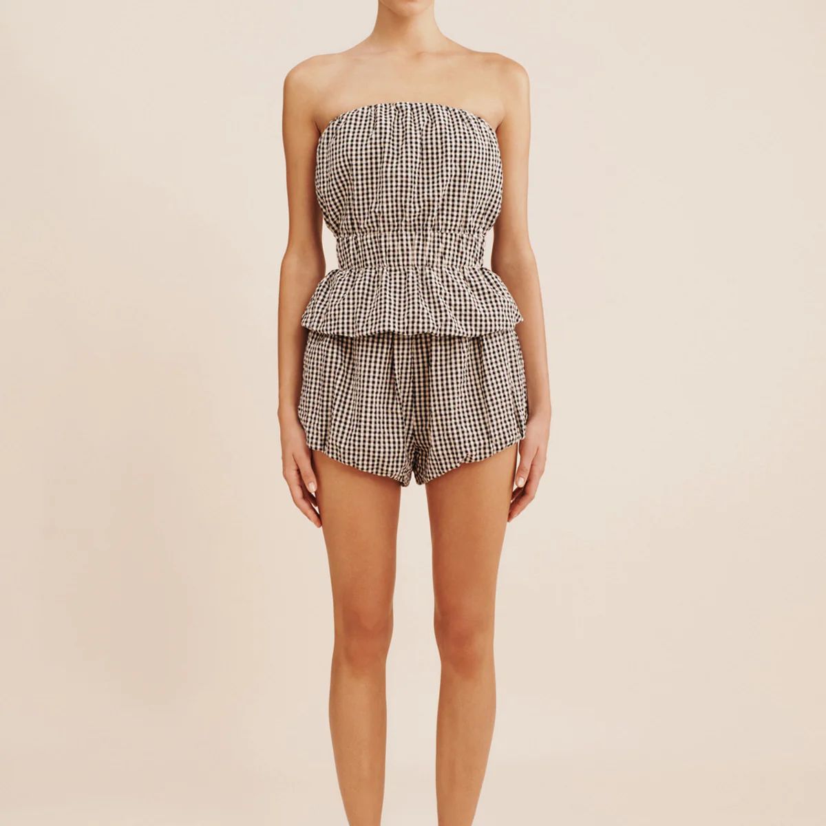 AURELIA SHORT - GINGHAM | POSSE (US)