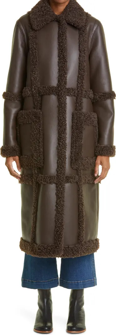 Stand Studio Patrice Long Faux Shearling Coat | Nordstrom | Nordstrom