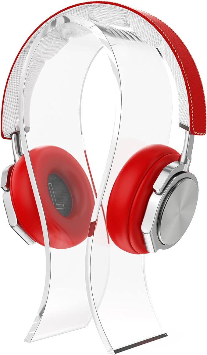 AmoVee® Acrylic Headphone Stand Display Headphone Holder Headphone Hanger Headset Hanger Support... | Amazon (US)
