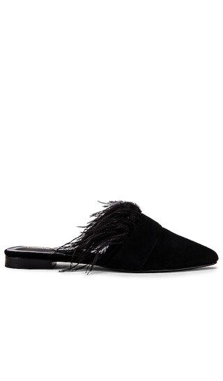RAYE Feather Flat in Black from Revolve.com | Revolve Clothing (Global)