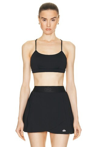 alo Airlift Intrigue Bra in Black | FWRD 