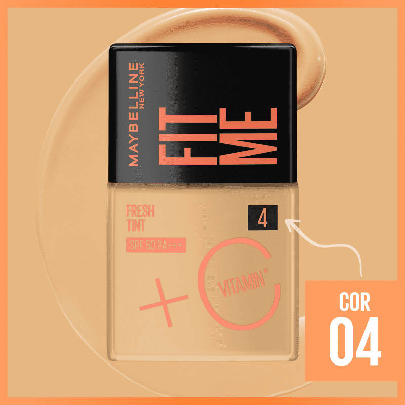 Maybelline Fit Me Fresh Tint 4
             - Base Líquida 30ml | Beleza Na Web (BR)