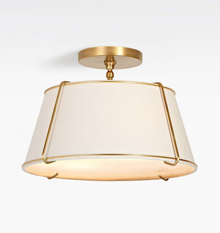 Conical 16" Semi-Flush Mount