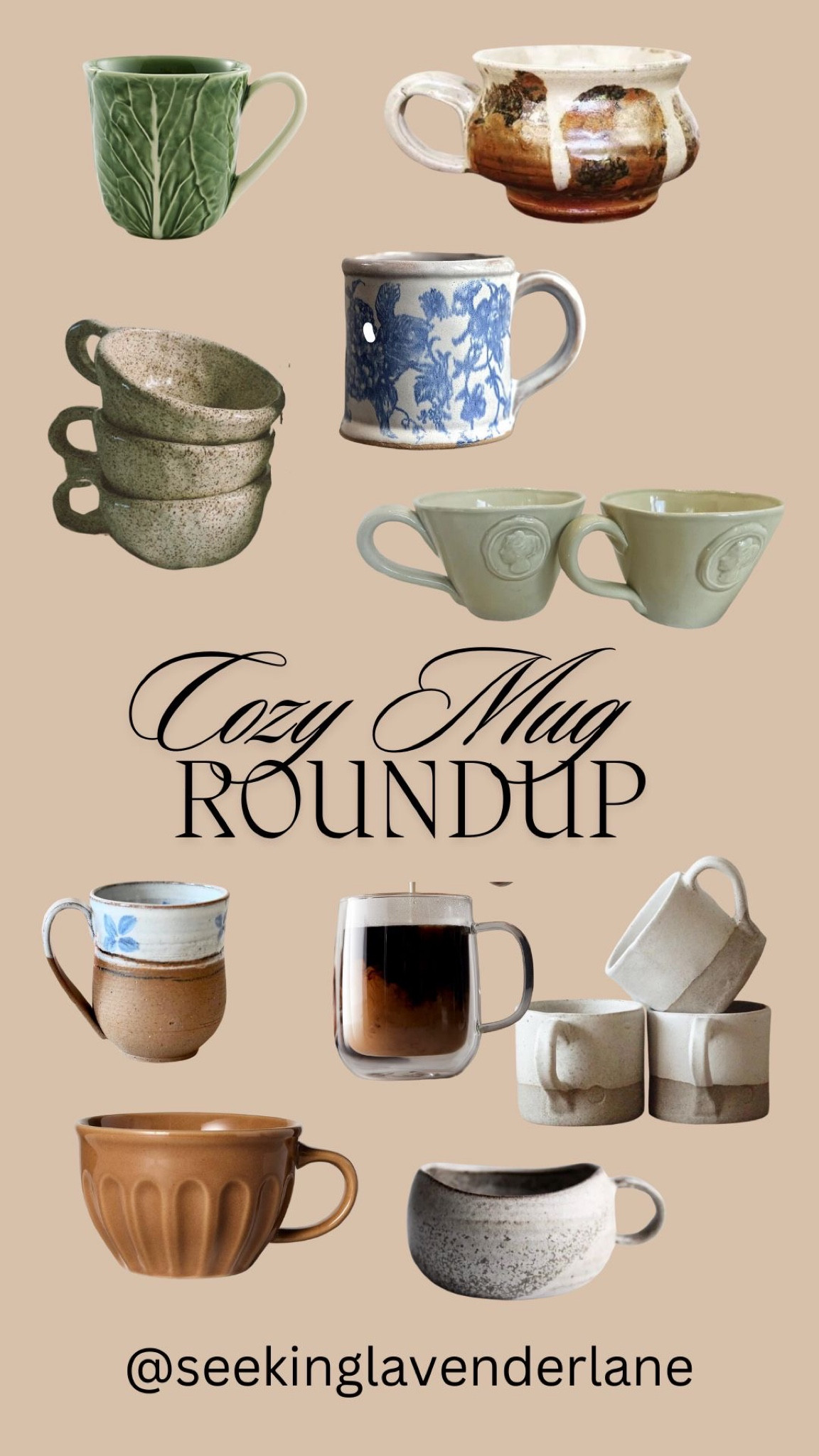 Cozy season needs a cozy mug! Pottery handmade and vintage! Some favs here to start your day right ☕️ 

#LTKSeasonal #LTKBacktoSchool #LTKHome