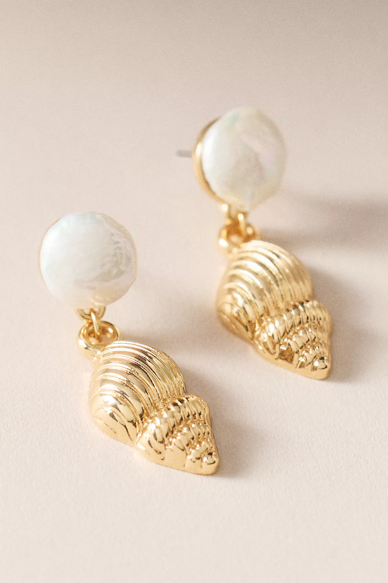 Panacea Pearl Shell Drop Earrings | Anthropologie (US)