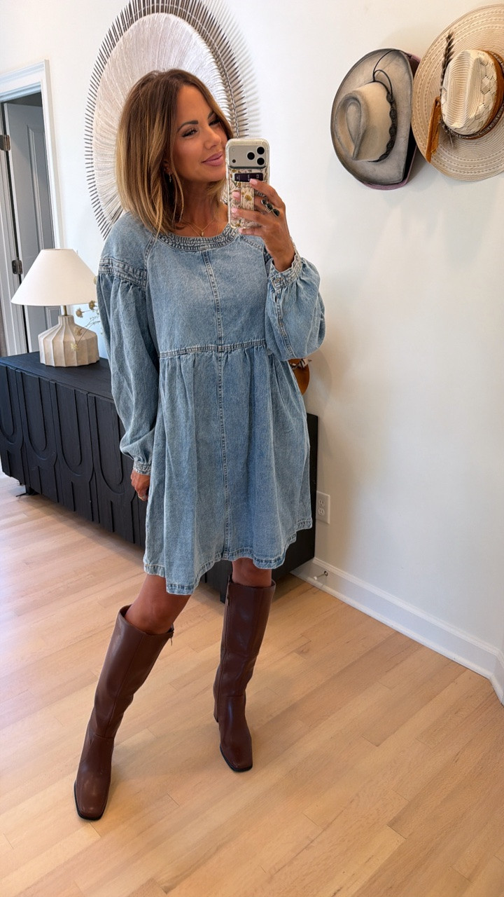 walmart dress with amazon boots! code betsy works for goldie lew and electric picks. ♥️

#LTKootd #LTKSaleAlert #LTKBeauty