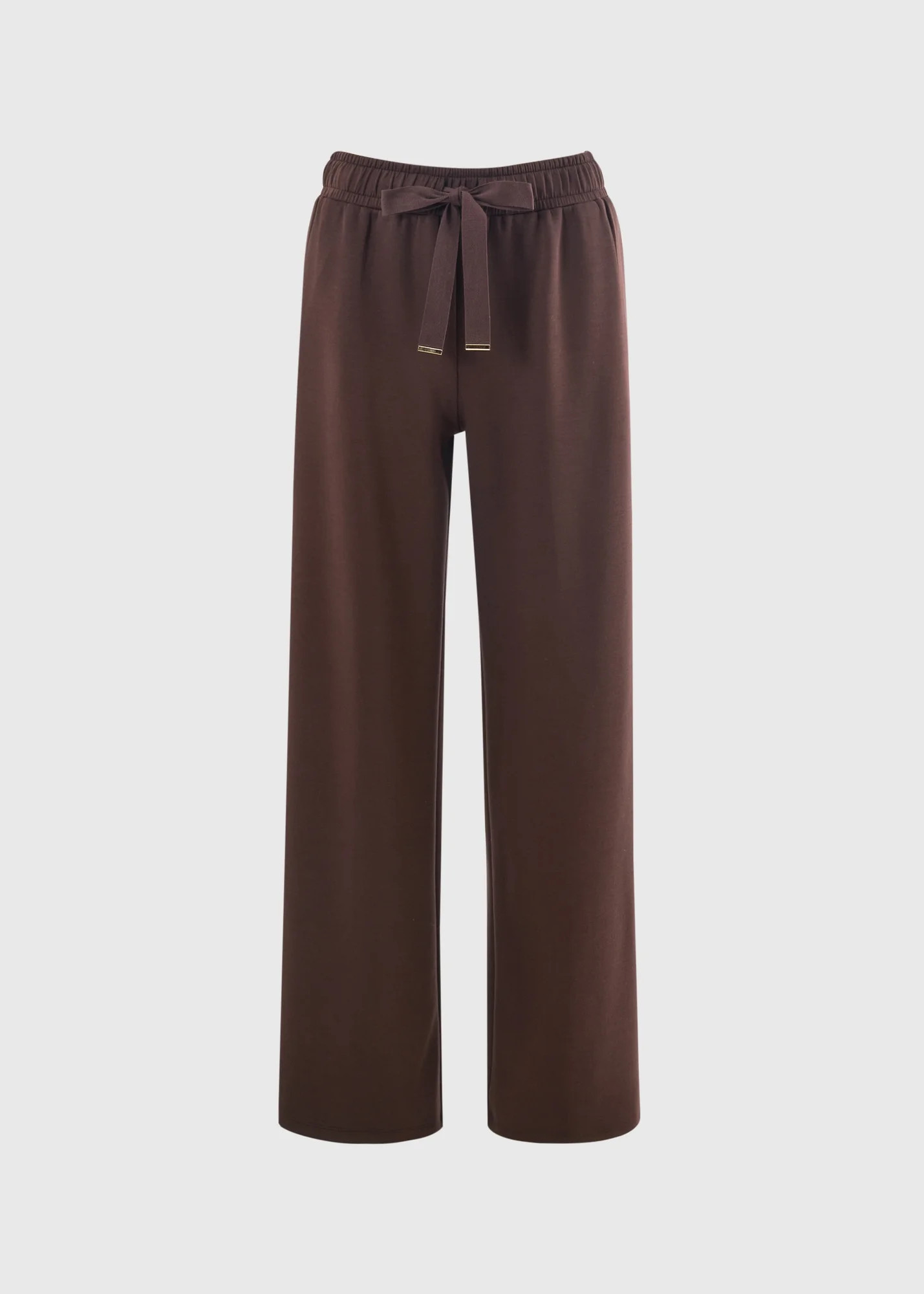 Chocolate Brown Scuba Wide Leg Co Ord Trousers | Matalan (UK)
