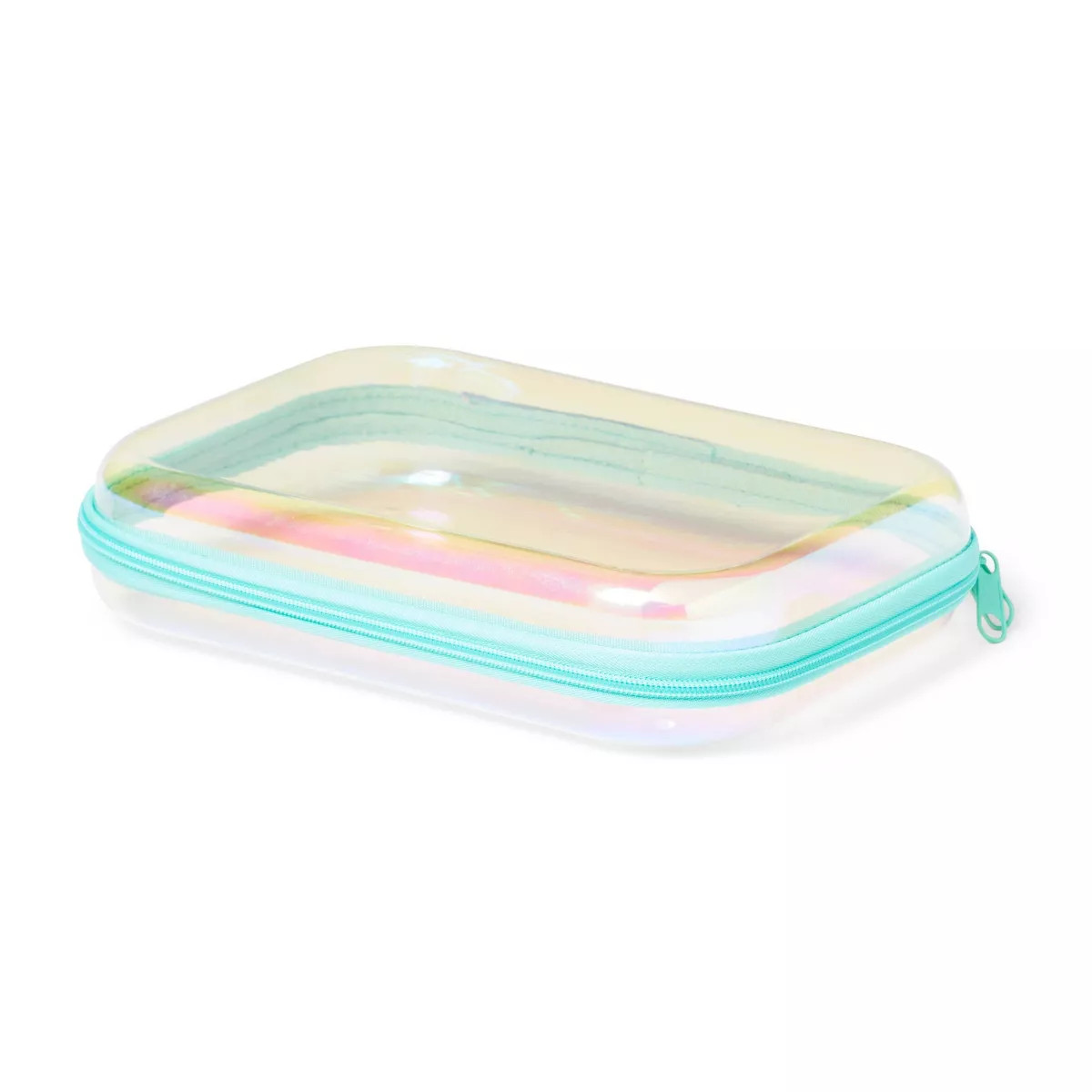 Hard Sided Zipper Pencil Case Iridescent - up&up™ | Target