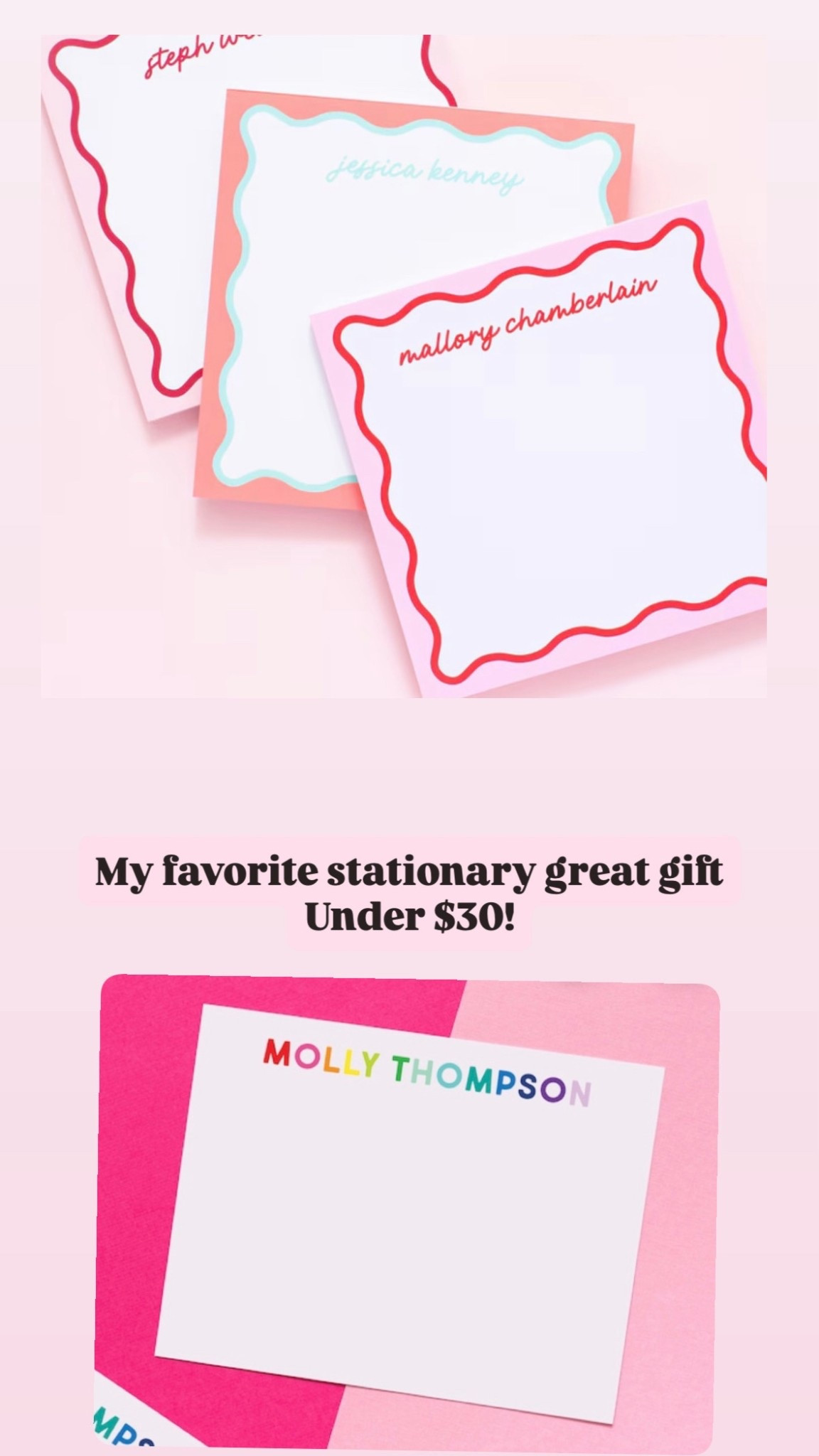 These pads and personalized stationary make such a great gift for any mom in your life — daily edit cover from Found by Em