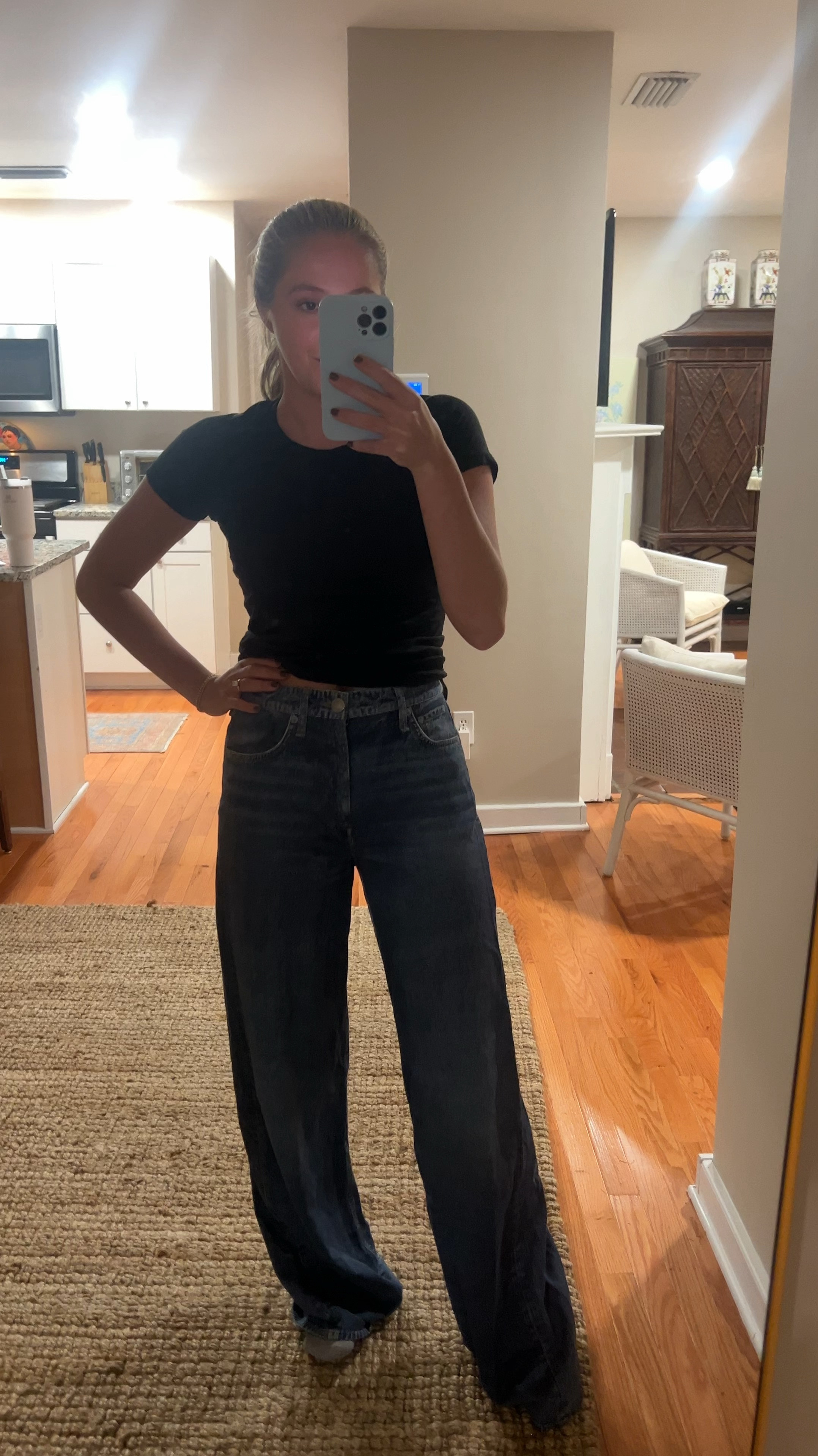 Trying the viral Rag and Bone sweat pant jean and I am here to say they are worth the hype! I’m 5’5”/5’6 and a 26 so they are tts!

#LTKStyleTip #LTKSeasonal #LTKVideo