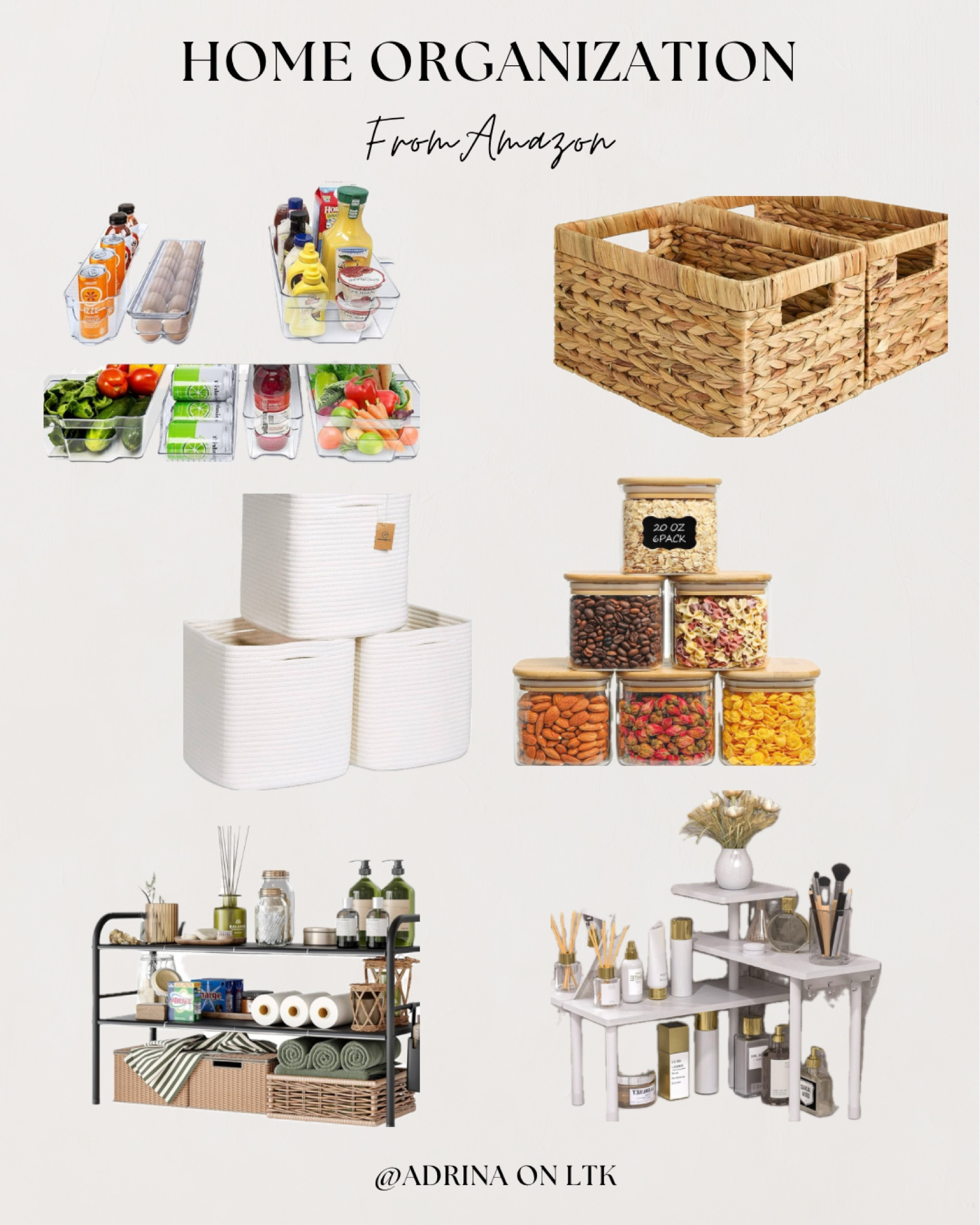 Home organization finds from Amazon! 


#LTKhome #LTKfindsunder50 #LTKfindsunder100