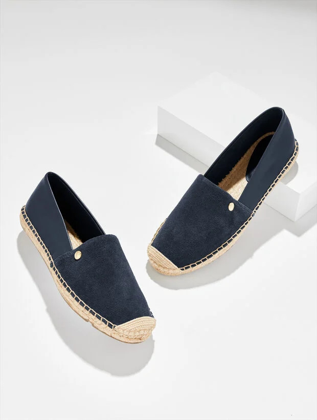 Izzy Suede Nappa Espadrille Flats | Talbots