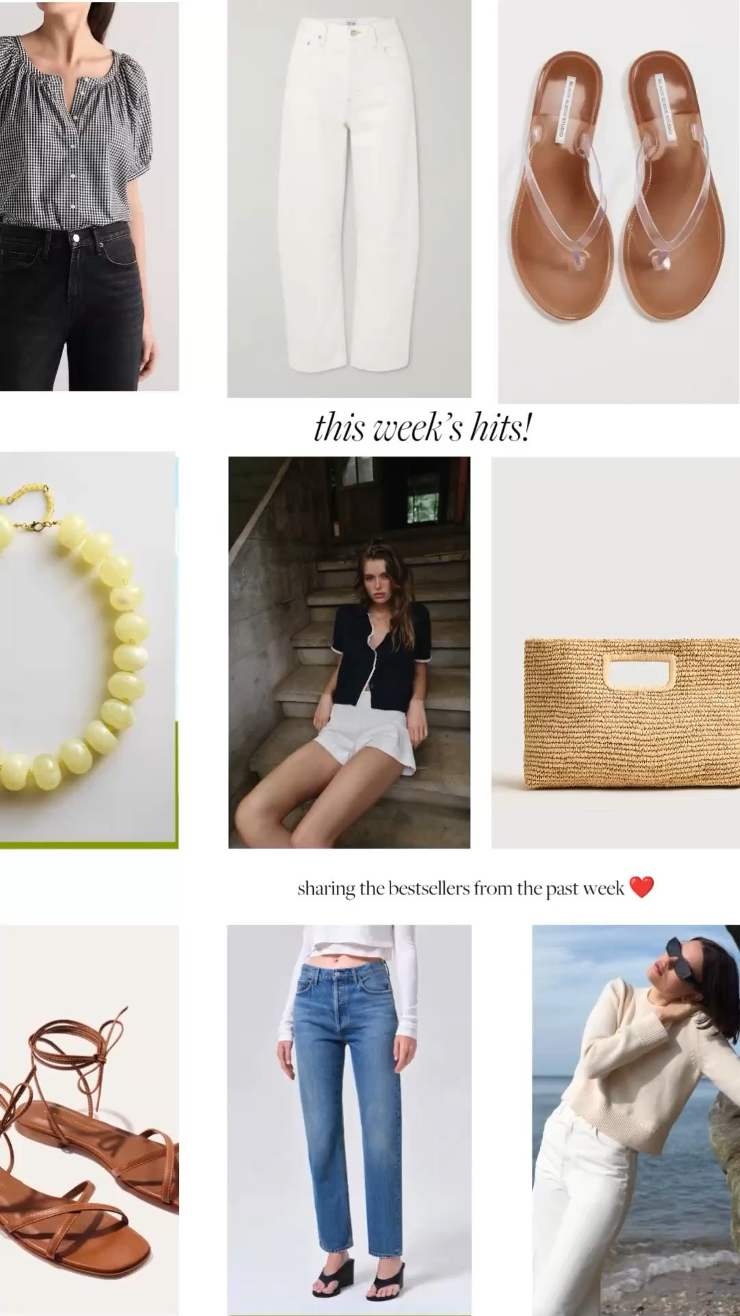Last week’s best sellers! So may fun new pieces to share with you! 

Loving summer tops, beautiful accessories, premium denim and the perfect summer sandals!

#LTKSeasonal #LTKmomlife