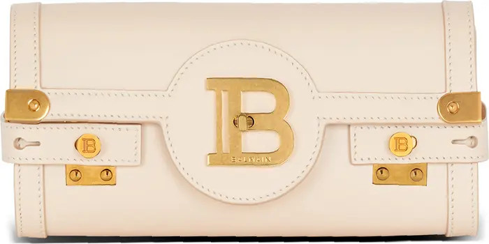 Balmain B-Buzz 23 Convertible Leather Clutch | Nordstrom | Nordstrom