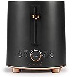 Café Express Finish 2-Slice Toaster | Extra-Wide Slots, Extra Lift for Waffles, Pastries, Texas ... | Amazon (US)
