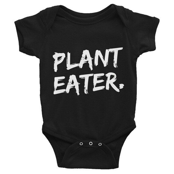 Vegan Plant Eater Baby Vegan Infant Bodysuit | Etsy (US)