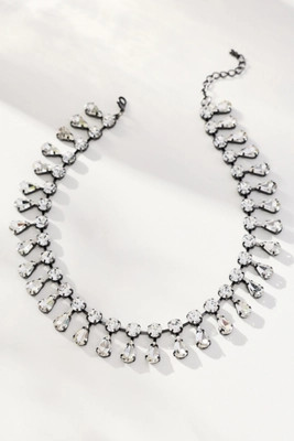 Glam Crystal Collar Necklace | Anthropologie (US)