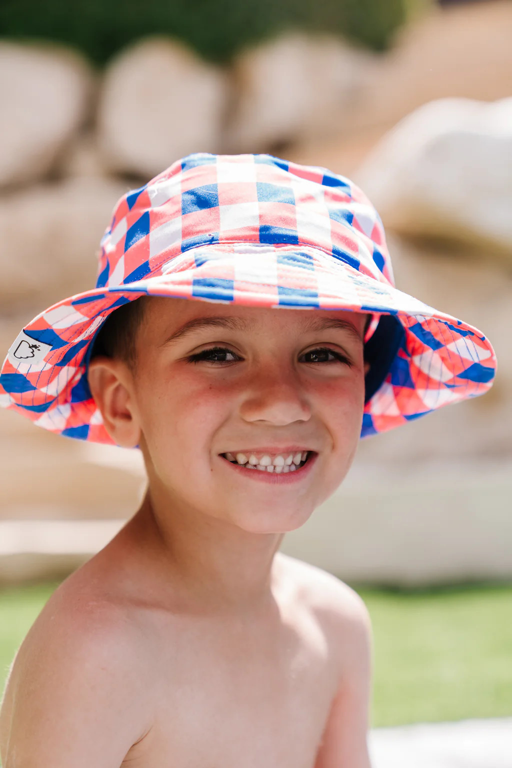 RED, WHITE & TRUMAN DREAM BUCKET HAT | DREAM BIG LITTLE CO